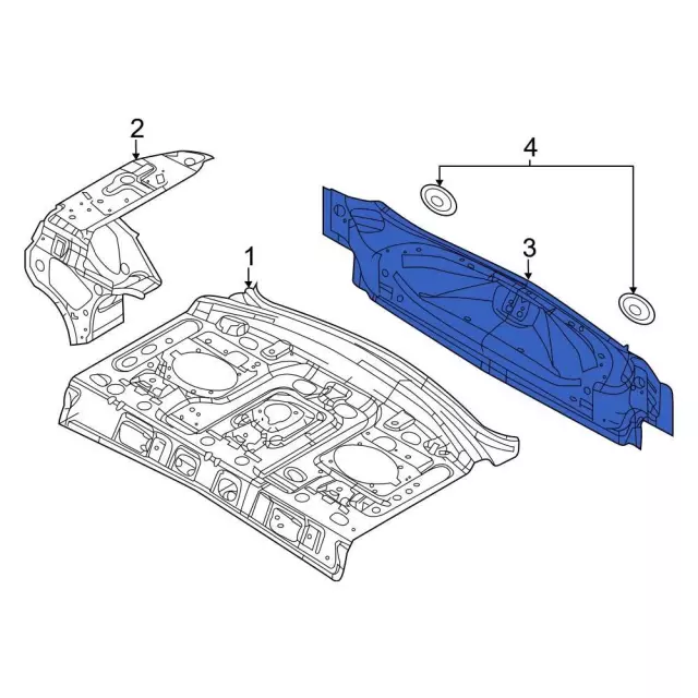 2010-2019 Ford Rear Body Panel AG1Z-5440320-A | TascaParts.com