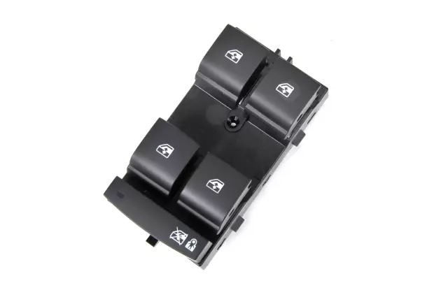 Jet Black Front Driver Side Door Window and Multi-Function Switch