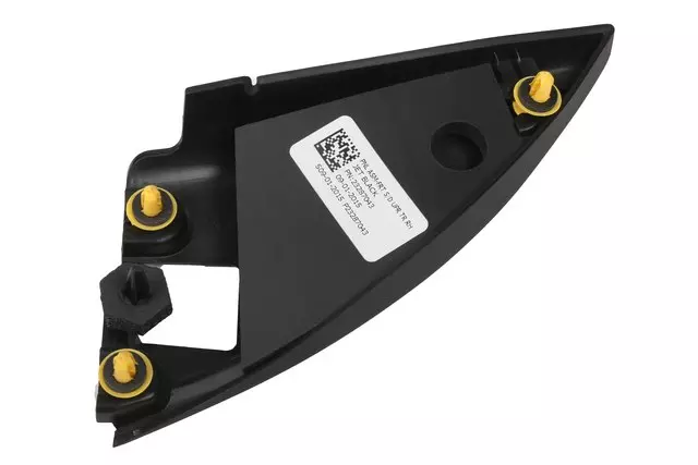 Jet Black Front Passenger Side Door Upper Trim Panel