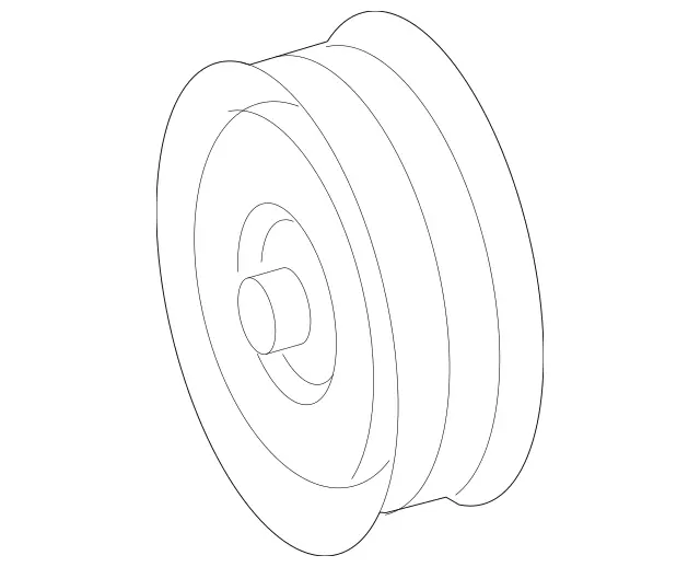 2001 – 2025 Mercedes-Benz Accessory Drive Belt Idler Pulley 277-200-00-00