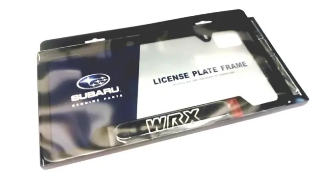 2008-2024 Subaru License Plate Frame, Matte Black (Wrx) SOA342L125