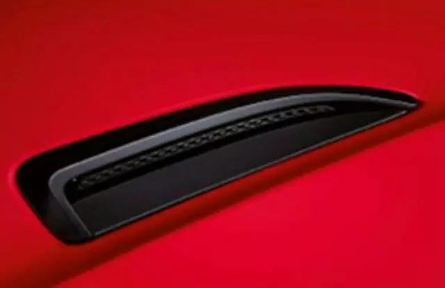 T2R28103 - Exterior: Hood Louvres - Gloss Black Kit - Left Side for Jaguar: F-Type Image