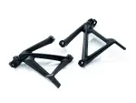 Vario Side Case Carrier/Passenger Footrest Brackets, Black