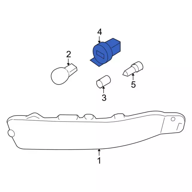 2u5z13411sa - Ford Signal Lamp Bulb Socket | Levittown Ford Parts