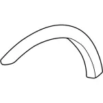 OEM NEW 97-03 Ford F150 F250 Heritage XLT Wheel Opening Molding 2L3Z-16039-BAPTM