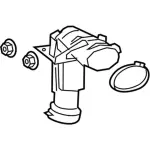 Engine Air Intake Hose