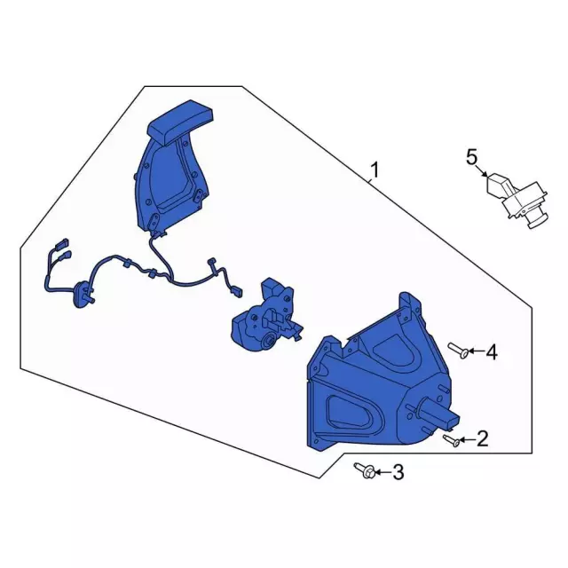 2021-2024 Ford Bronco Spare Carrier M2DZ-7847076-J | OEM Parts Online 