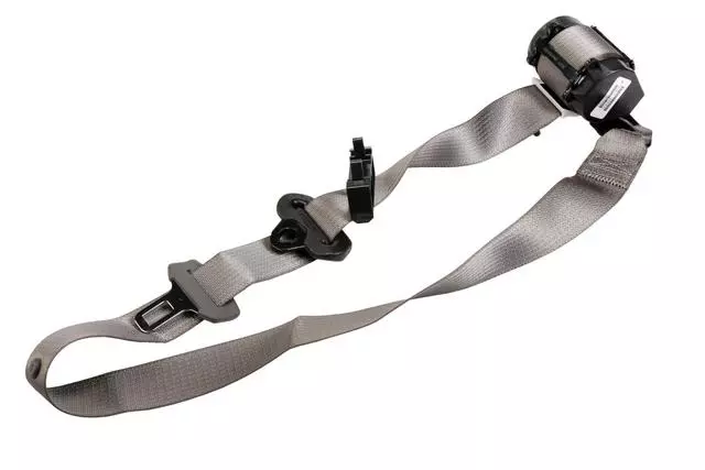 Pewter Passenger Seat Belt with Retractor