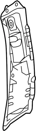 Upper Center Pillar Trim