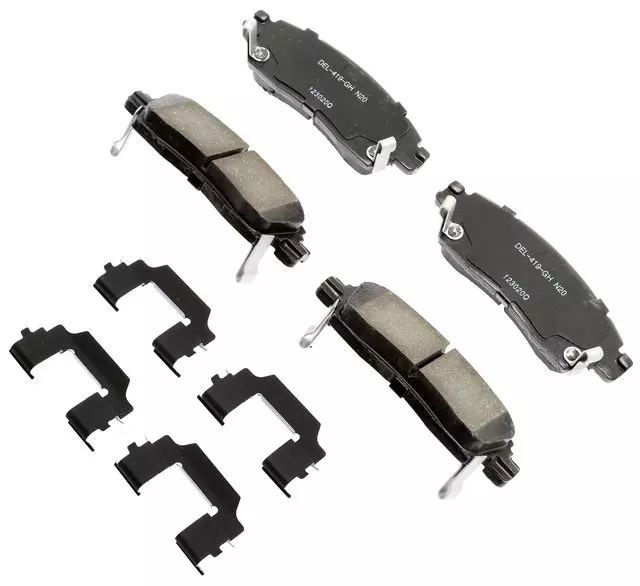 Ceramic Rear Disc Brake Pad Kit with Clips 19428029 GM Parts Center