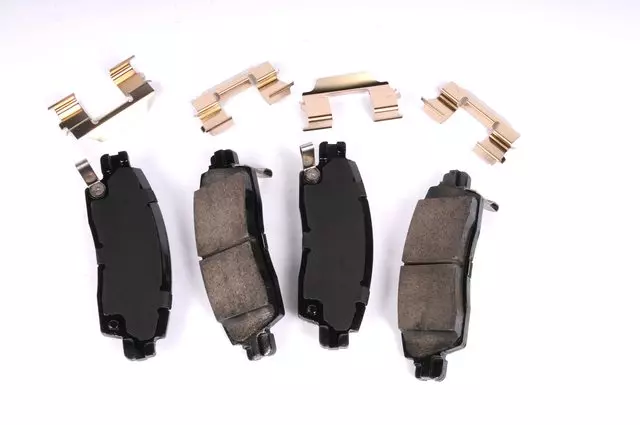 Rear Disc Brake Pad Set with Clips