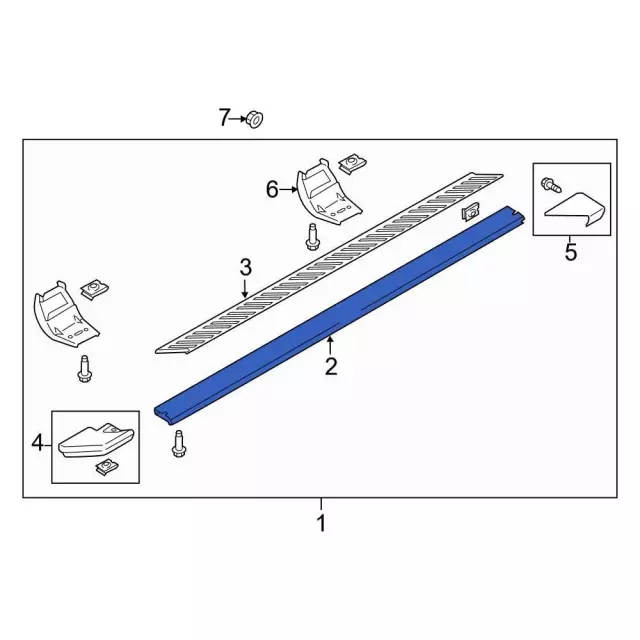 2017-2020 Ford Running Board HC3Z-16451-JA | OEM Parts Online