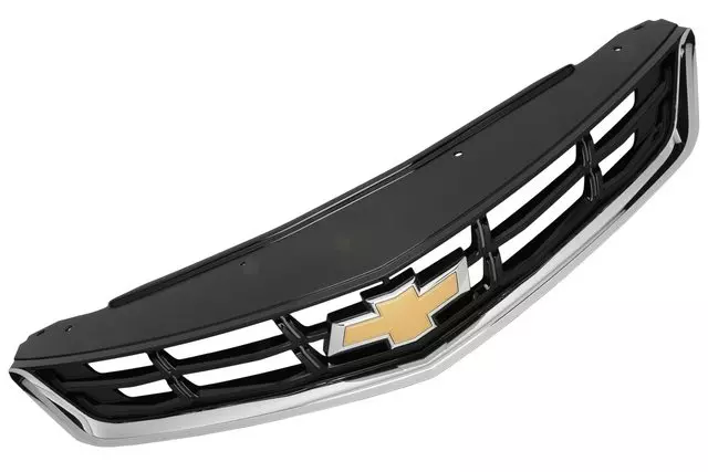 thumbnail image 2 of Auto-summer Front Upper & Lower Grille Set For 2016-2018 Chevy Cruze Sedan - Black Honeycomb W/Chrome Trim 2 of 6