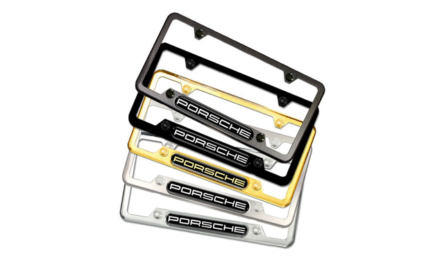 1997-2013 Porsche - Stainless Steel Nameplate, Logo Porsche
