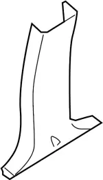 Lower Center Pillar Trim