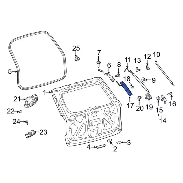 2020-2025 Ford Pinch Sensor LB5Z-78406A76-A | OEM Parts Online