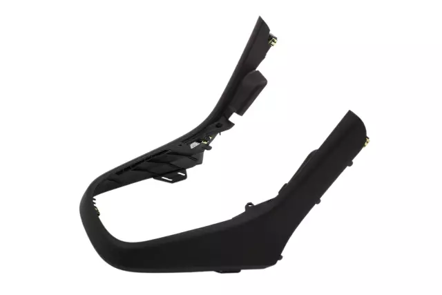 Jet Black Front Floor Console Trim Plate