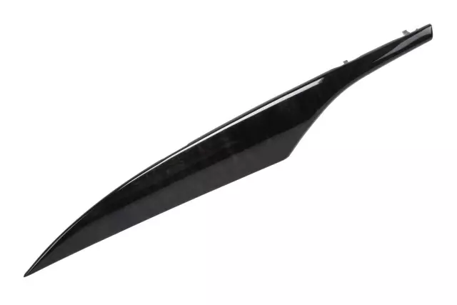 Driver Side Rear Door Trim Panel Applique in Black Olive Ash Burl