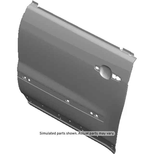 Driver Side Rear Outer Door Panel with Reinforcement
