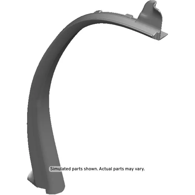 Rear Driver Side Door Below Belt Rear Auxiliary Weatherstrip