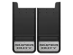 Super Duty Logo Rear Gatorback Splash Guards for Super Duty SRW