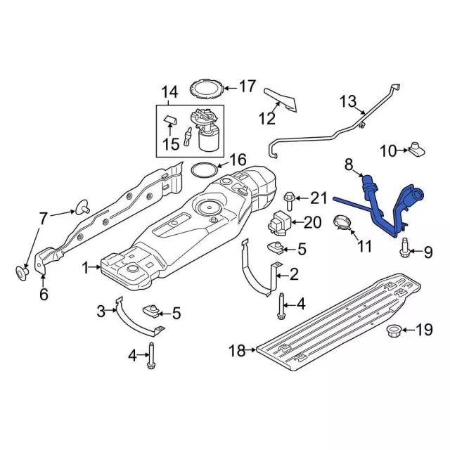 Fuel Tank Filler Neck