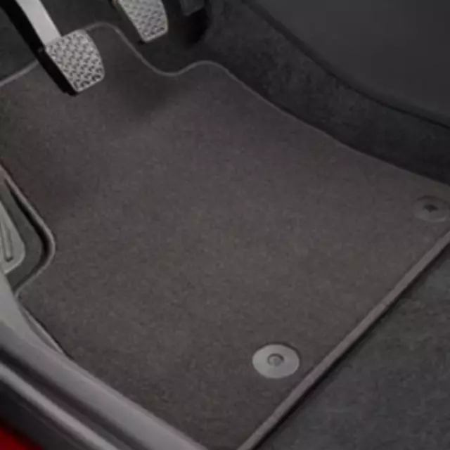 BDK Heavy Duty All-Weather Rubber Floor Mats – 4-Piece Set, Black, Fits Chevrolet Cruze