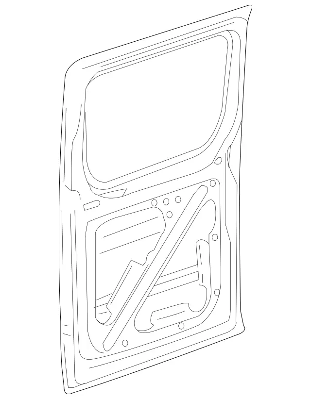 2010-2018 Mercedes-Benz Door Shell 906-730-72-05 | MB Parts Center