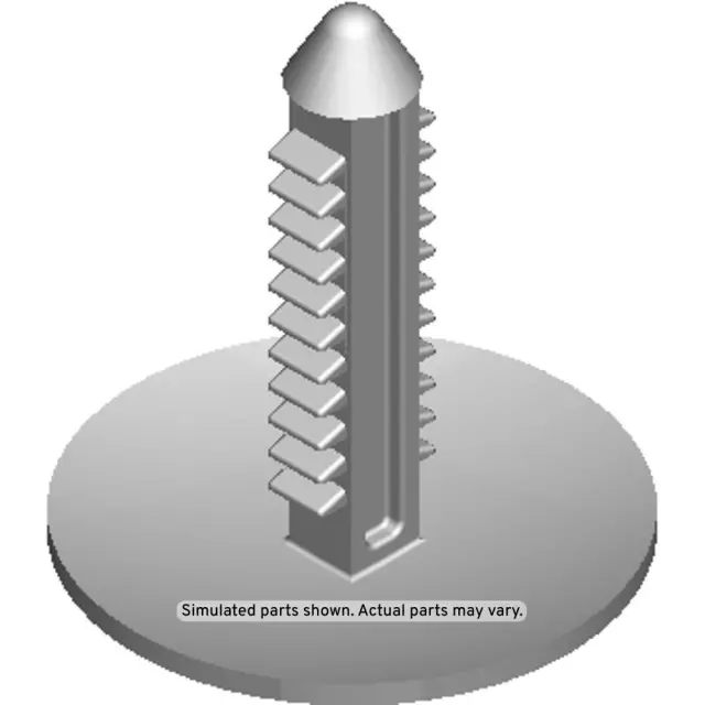 Light Gray Rear Window Panel Trim Retainer