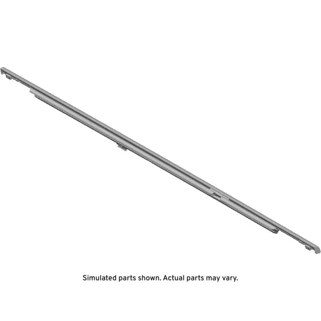 Black Rear Passenger Side Door Window Belt Reveal Molding