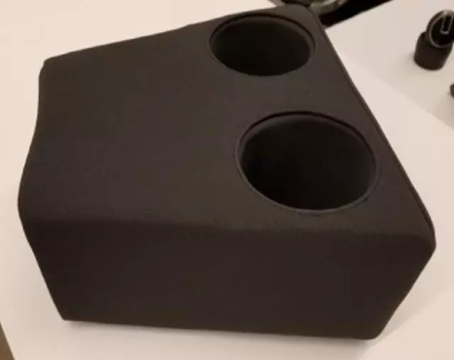 2015-2017 Hyundai Accent - Cup Holder Insert - Rubber - Black