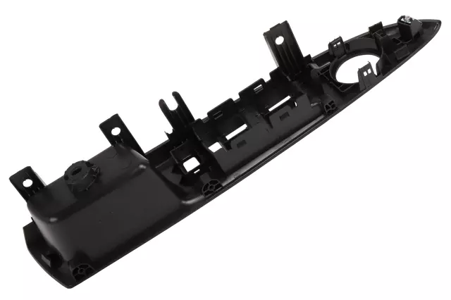 Jet Black Front Driver Side Door Armrest Switch Mount Plate