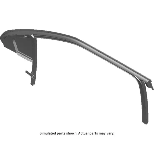 Front Passenger Side Door Window Weatherstrip