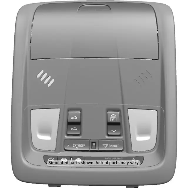 2018-2019 GMC Terrain - Overhead Console