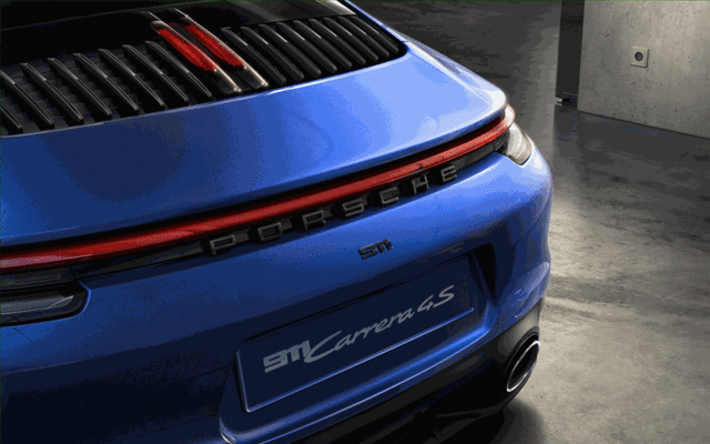 Painted 911 Logo - Black