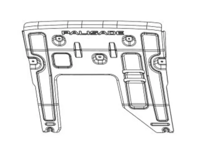 S8F36AU000 Skid Plate 20212023 Hyundai Palisade World OEM Parts