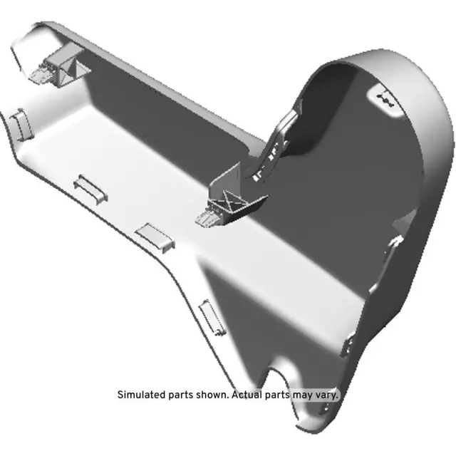 Dark Atmosphere Rear Seat Hinge Finish Cover