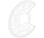 Cover Plate F Brake Disc