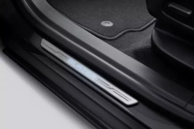 Illuminated Front Door Sill Plates With Blazer