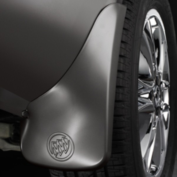 GM Accessories 23387357 Rear Molded Splash Guards in Silver Ice Metallic General Motors GM Accessories 23387357 Rear Molded Splash Guards in Silver Ice Metallic General Motors