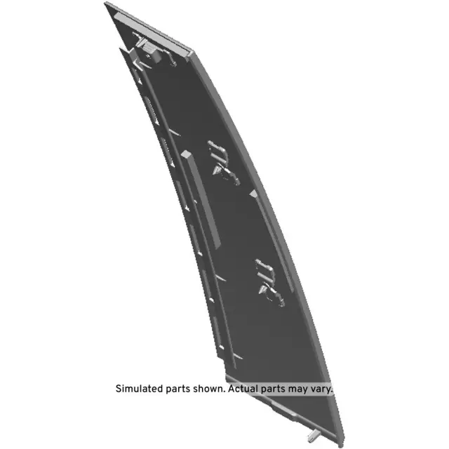 Rear Passenger Side Door Window Frame Front Applique