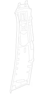 Upper Center Pillar Trim