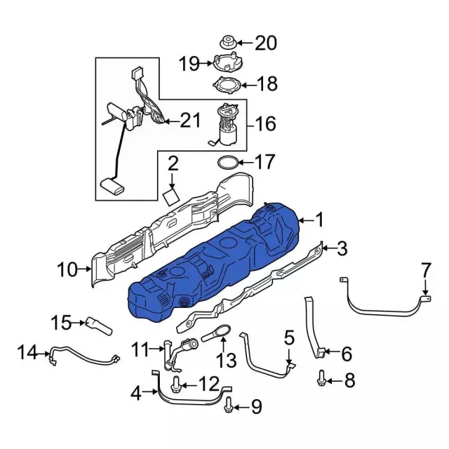 2020-2024 Ford - Fuel Tank