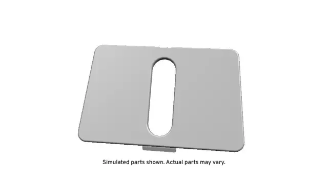 Jet Black Rear End Trim Panel Opening Cover