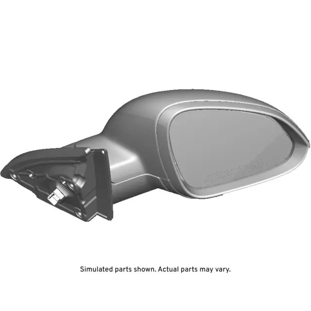 Primed Passenger Side Mirror