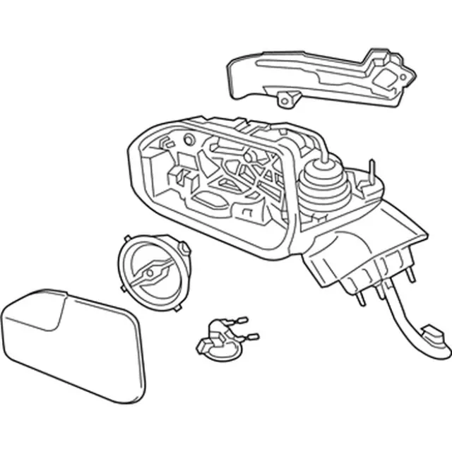 FP5Z-17682-J - Mirror Assembly Rear View Outer 2013-2015 Lincoln