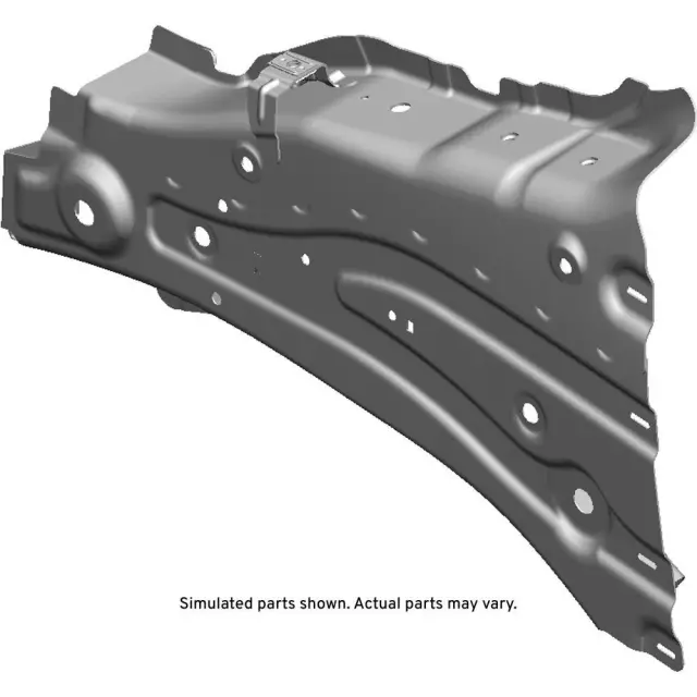Driver Side Front Compartment Upper Side Rail