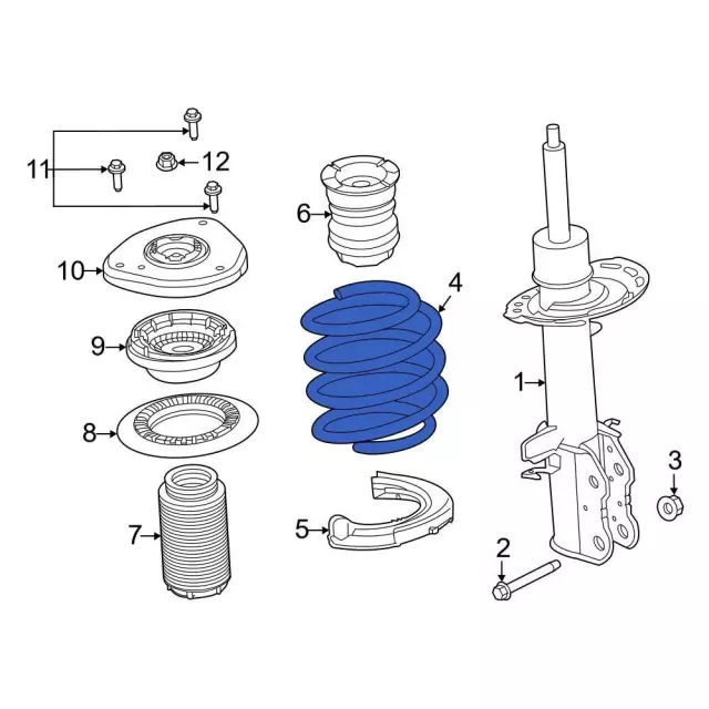 2020-2024 Ford Escape - Coil Spring