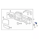 Mirror Assembly Bolt
