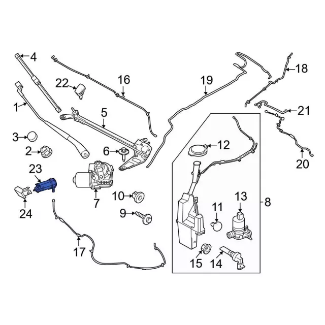 ♪ Ford, Jet Kit, BC3Z-17603-A, Windshield Wiper Nozzles - Amazon Canada